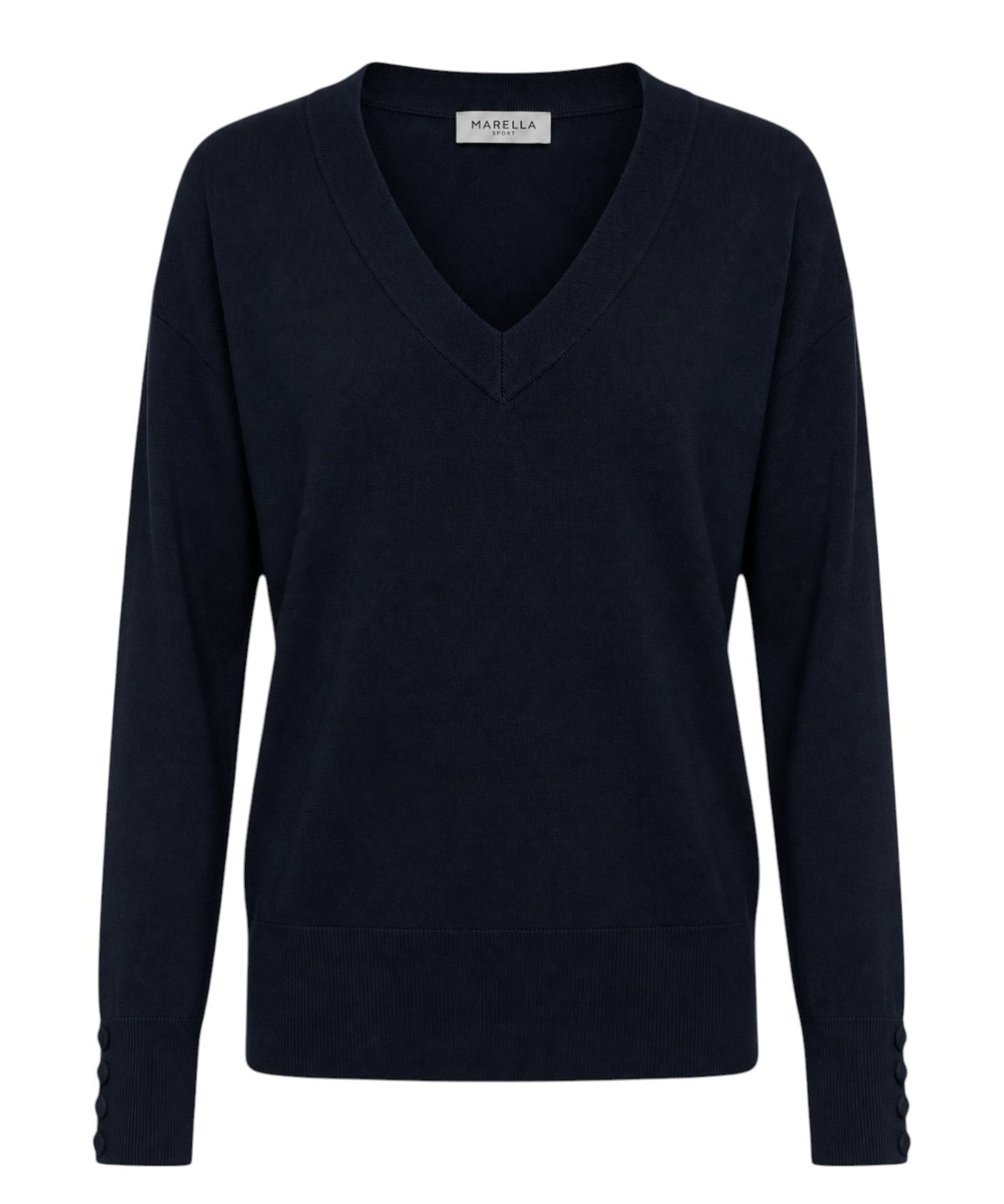 Pull Marella FACELLA en fil de coton à col en V