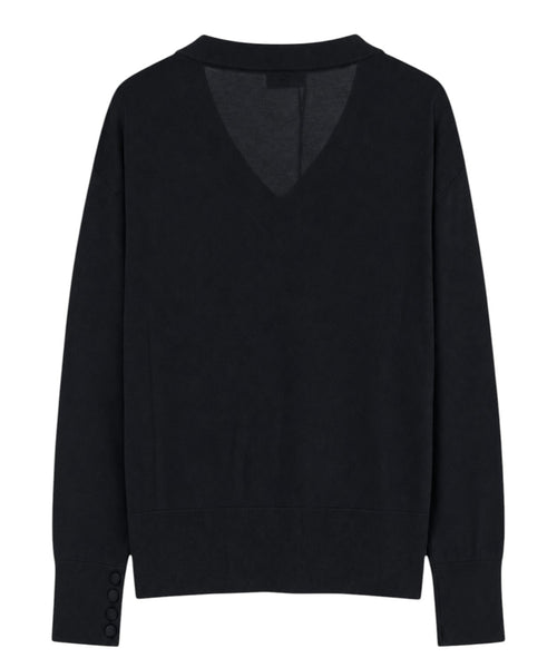 Pull Marella FACELLA en fil de coton à col en V