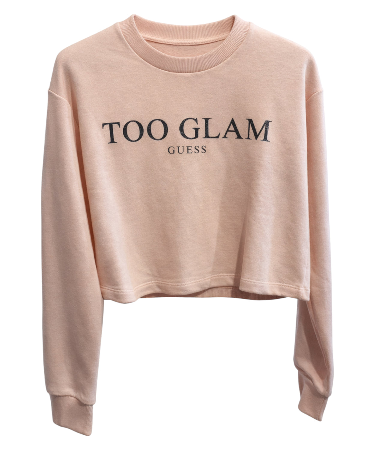Felpa crop Guess con stampa TOO GLAM