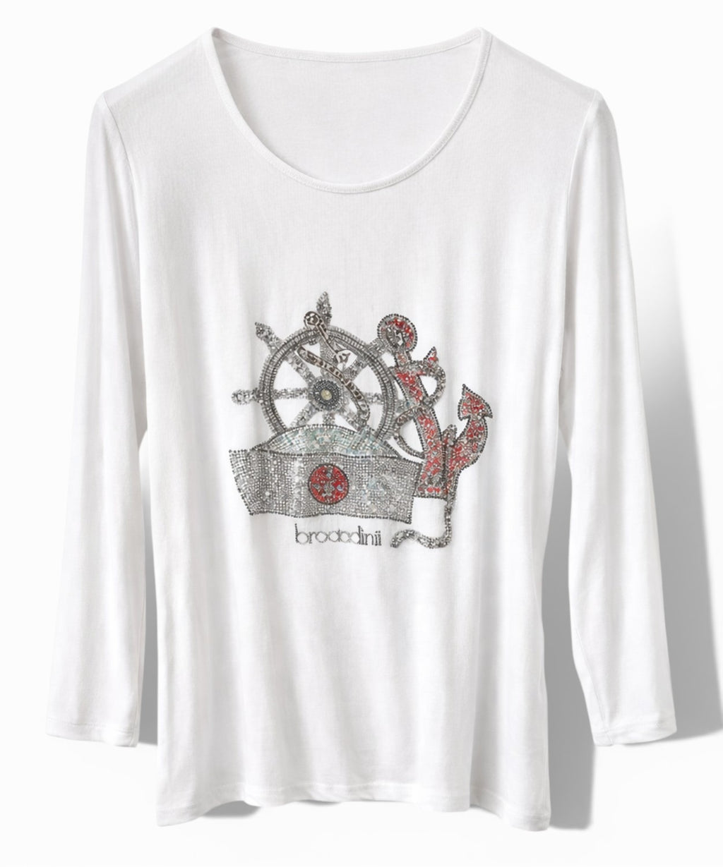 Pull Braccialini avec strass