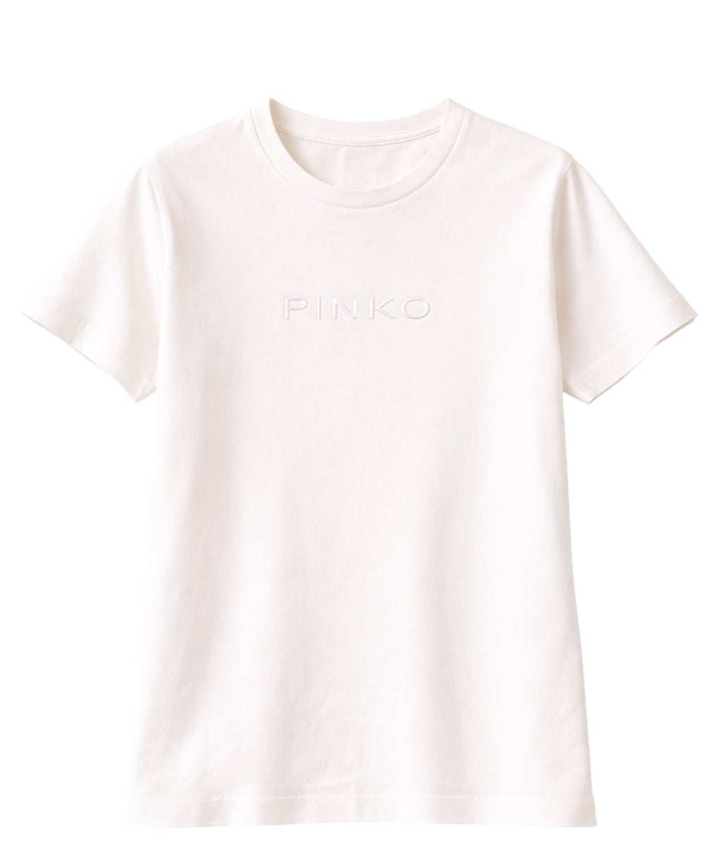 T-shirt PINKO Start en coton avec logo brodé