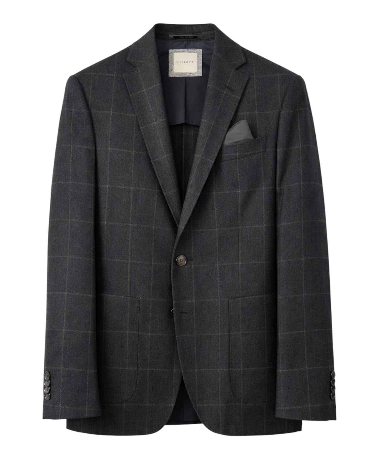 Giacca uomo Bugatti in lana a quadri