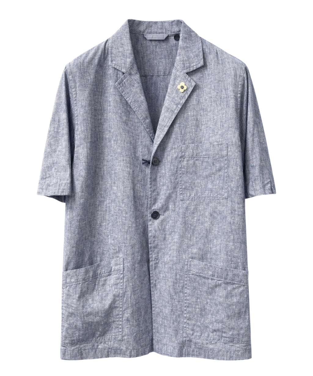 Veste Lardini manches mi-longues en tissu léger