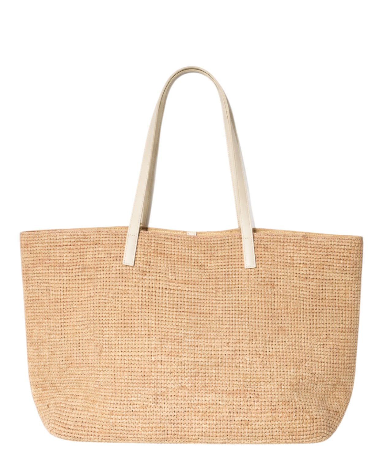 Sac femme City en raphia avec logo brodé