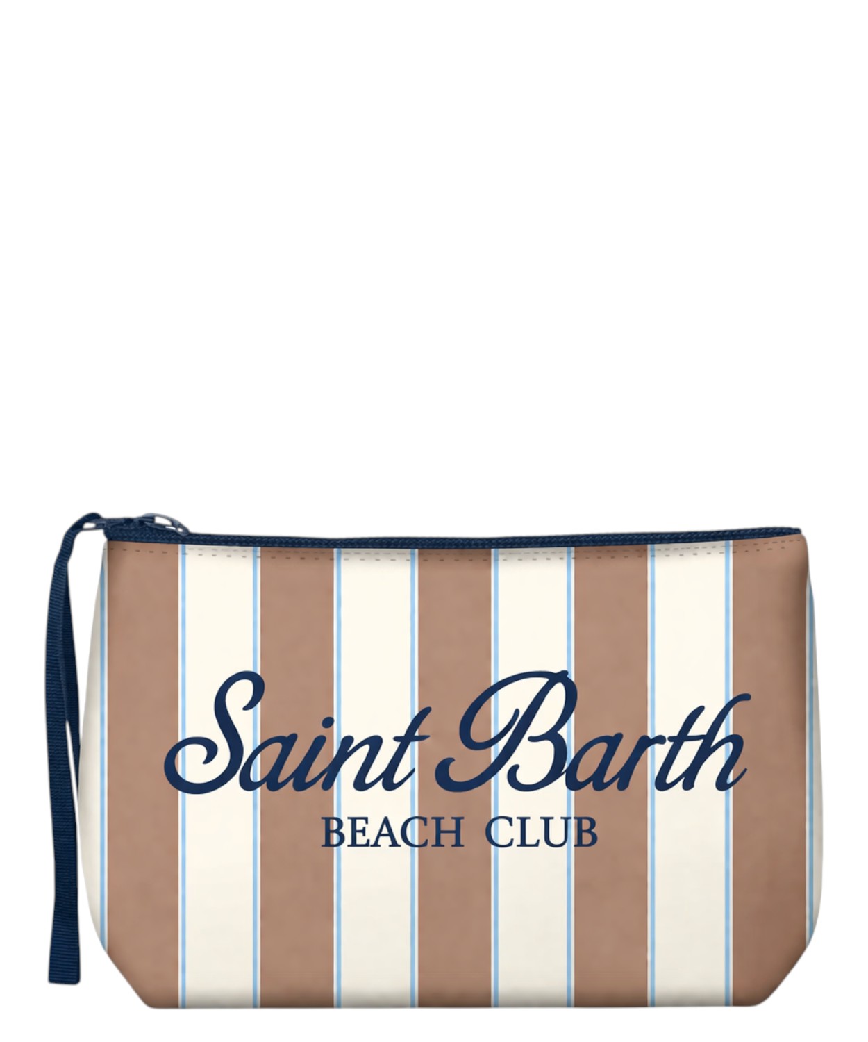 Pochette Aline Rayures MC2 Saint Barth avec logo