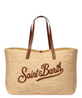 Sac femme City en raphia avec logo