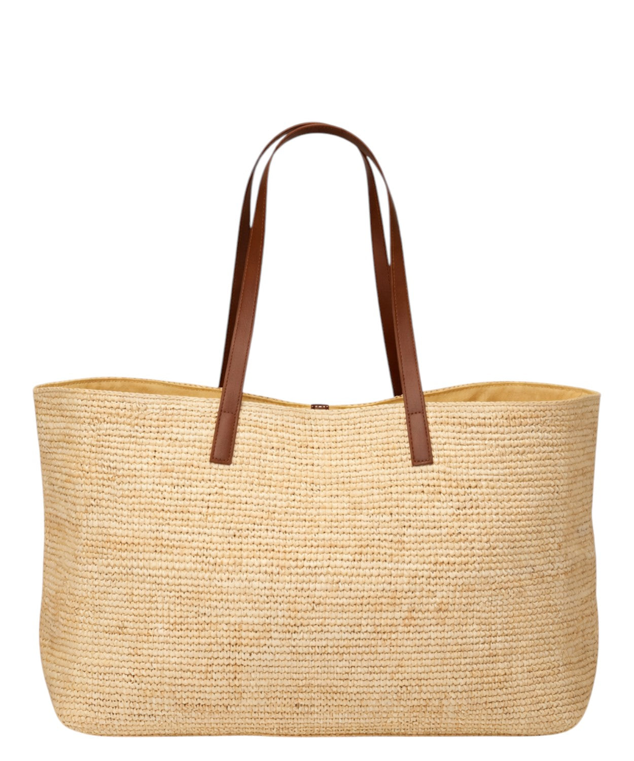Sac femme City en raphia avec logo