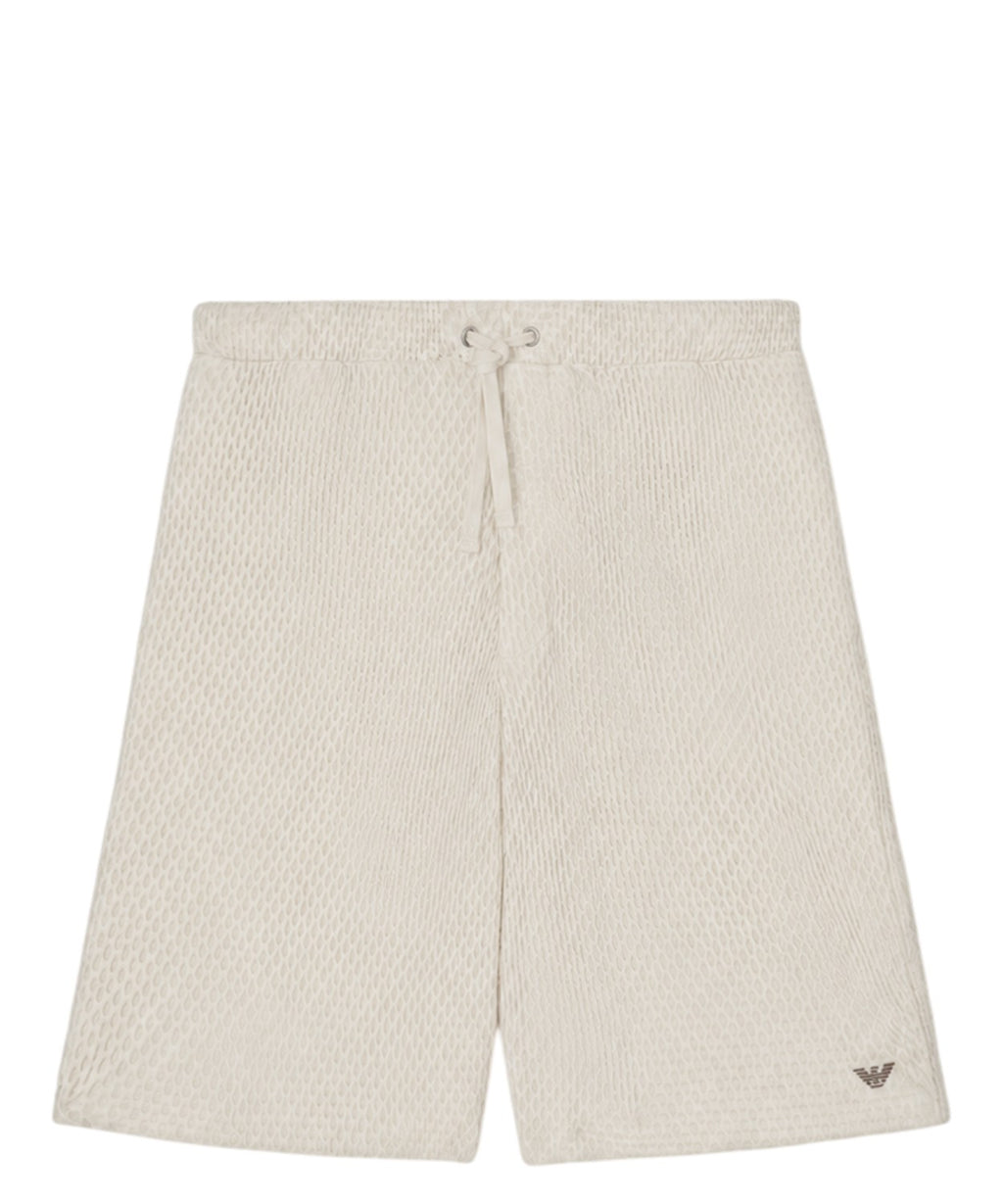 Bermuda homme en jersey gaufré