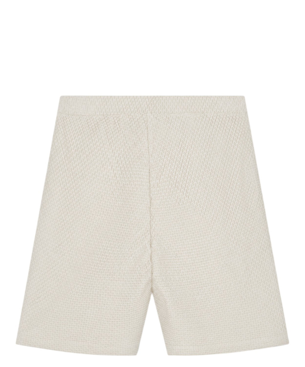 Bermuda homme en jersey gaufré