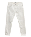 Jeans slim fit bianco Tela Genova