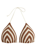 Top Bikini a Triangolo Uncinetto Righe-Mc2 Saint Barth-Costumi da bagno-Vittorio Citro Boutique