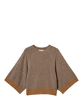 Maglia Cropped in Lana e Cashmere con Lurex