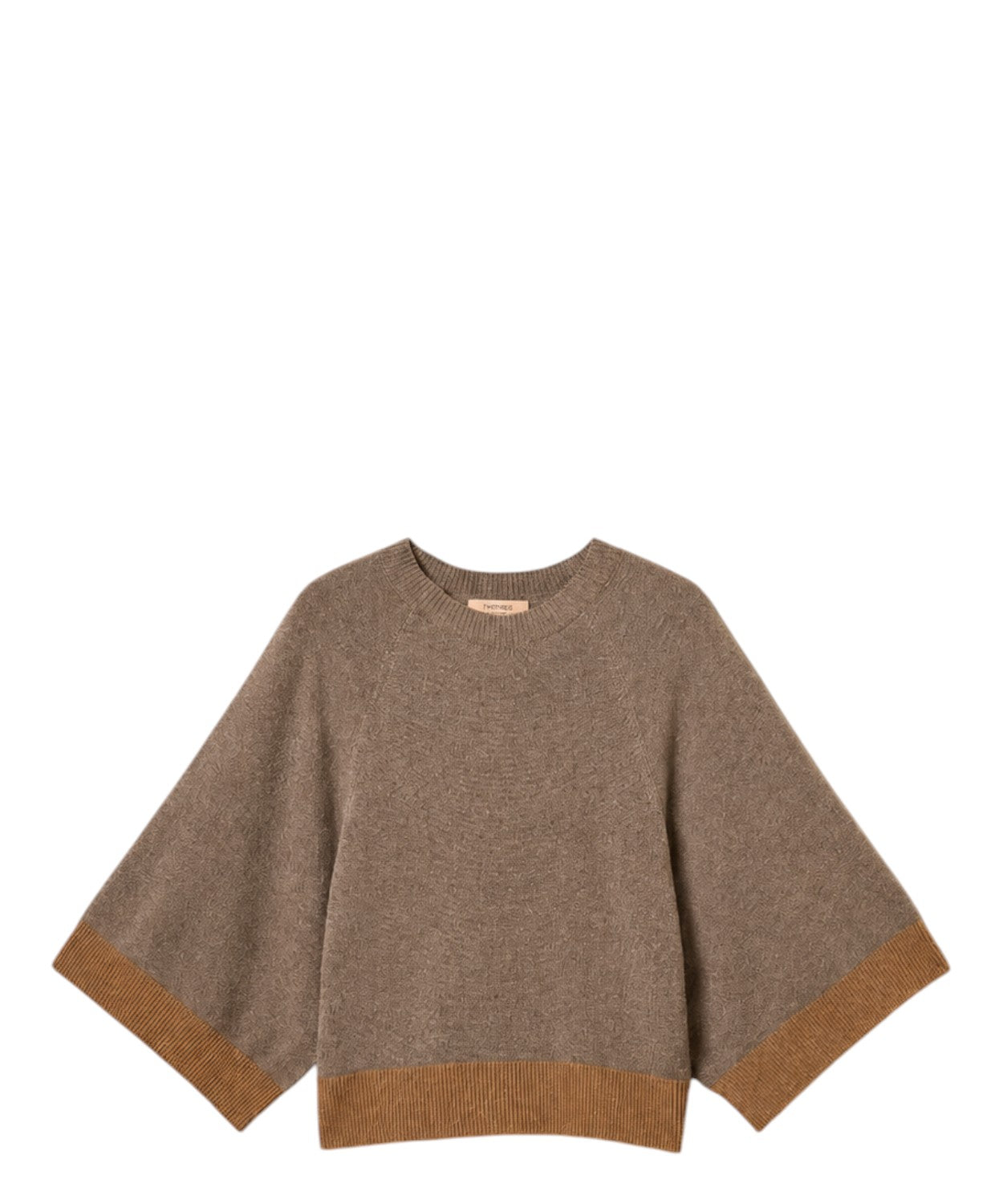 Maglia Cropped in Lana e Cashmere con Lurex