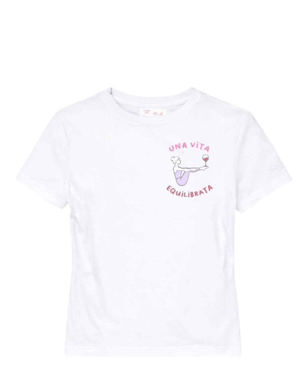 T-shirt Emilie MC2 Saint Barth avec broderie