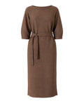Robe longue femme Max Mara en jersey avec ceinture