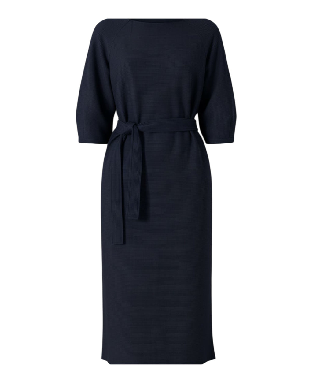 Robe longue femme Max Mara en jersey avec ceinture