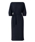 Robe longue femme Max Mara en jersey avec ceinture