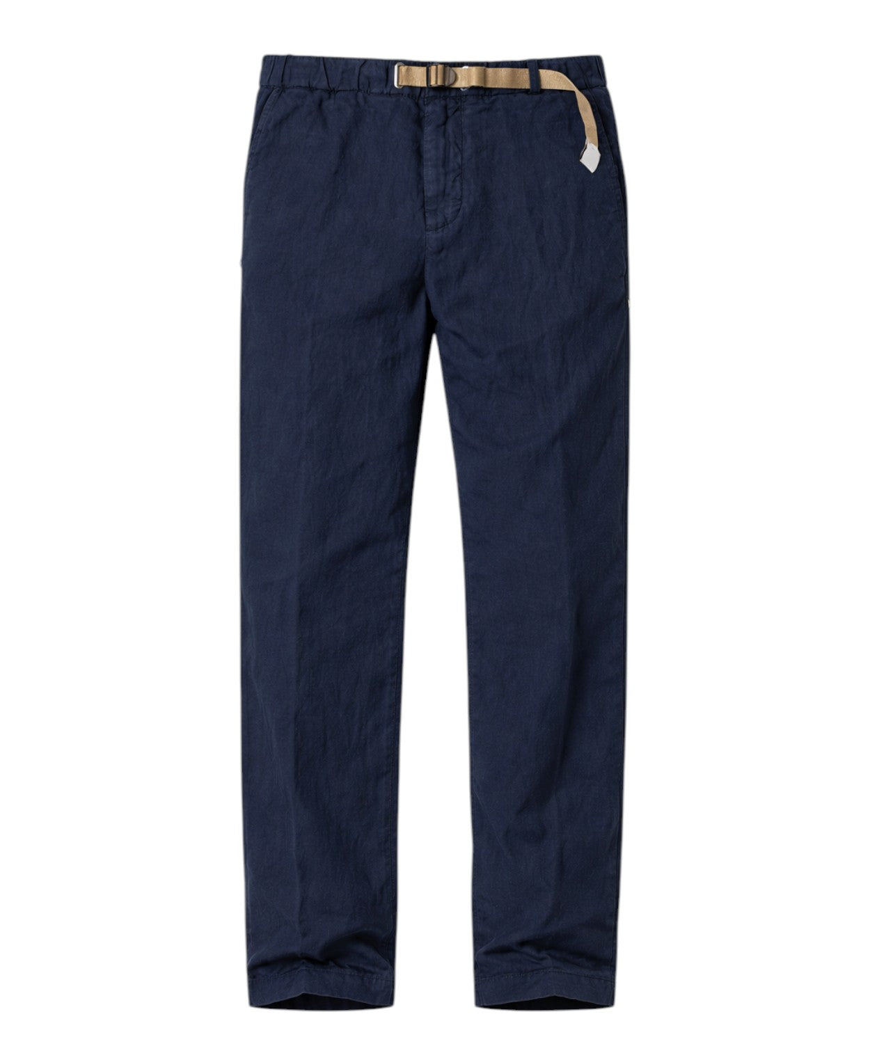 Pantalon GREG Homme White Sand avec Cordon en Mélange Lin