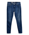 Re Hash jeans uomo slim fit blu in denim stretch