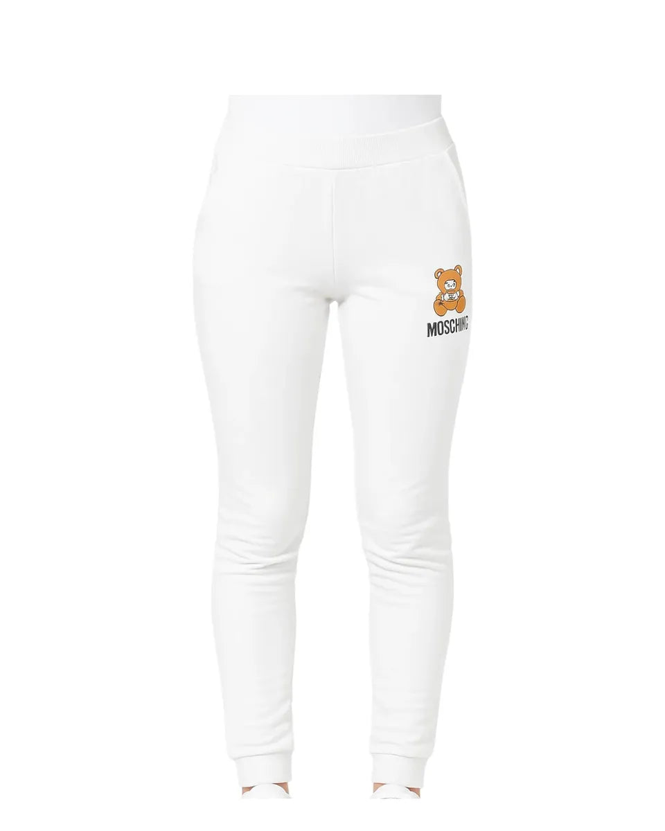 Pantaloni Sportivi in Cotone Stretch-Moschino-Tuta-Vittorio Citro Boutique