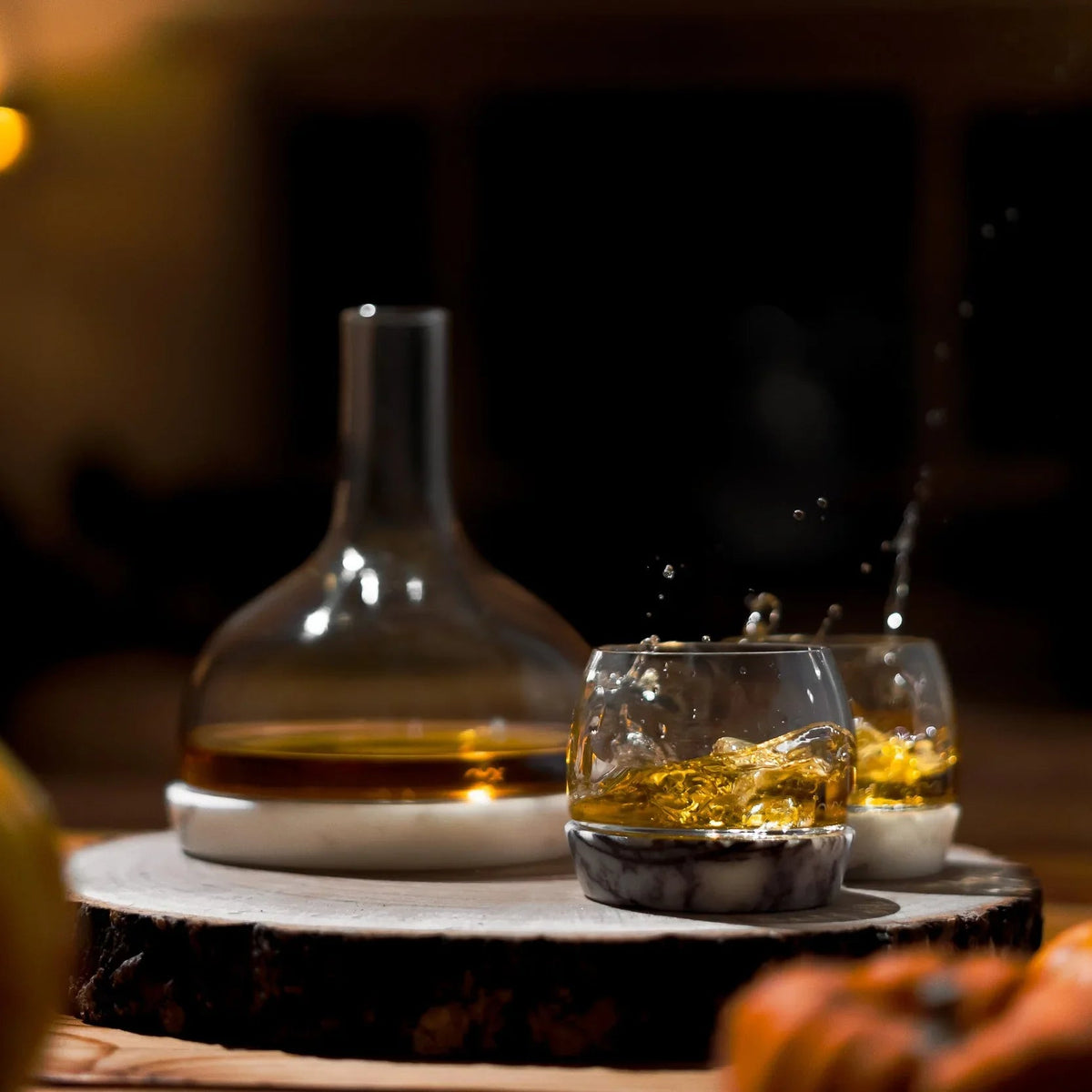 Caraffa Chill con base in marmo
