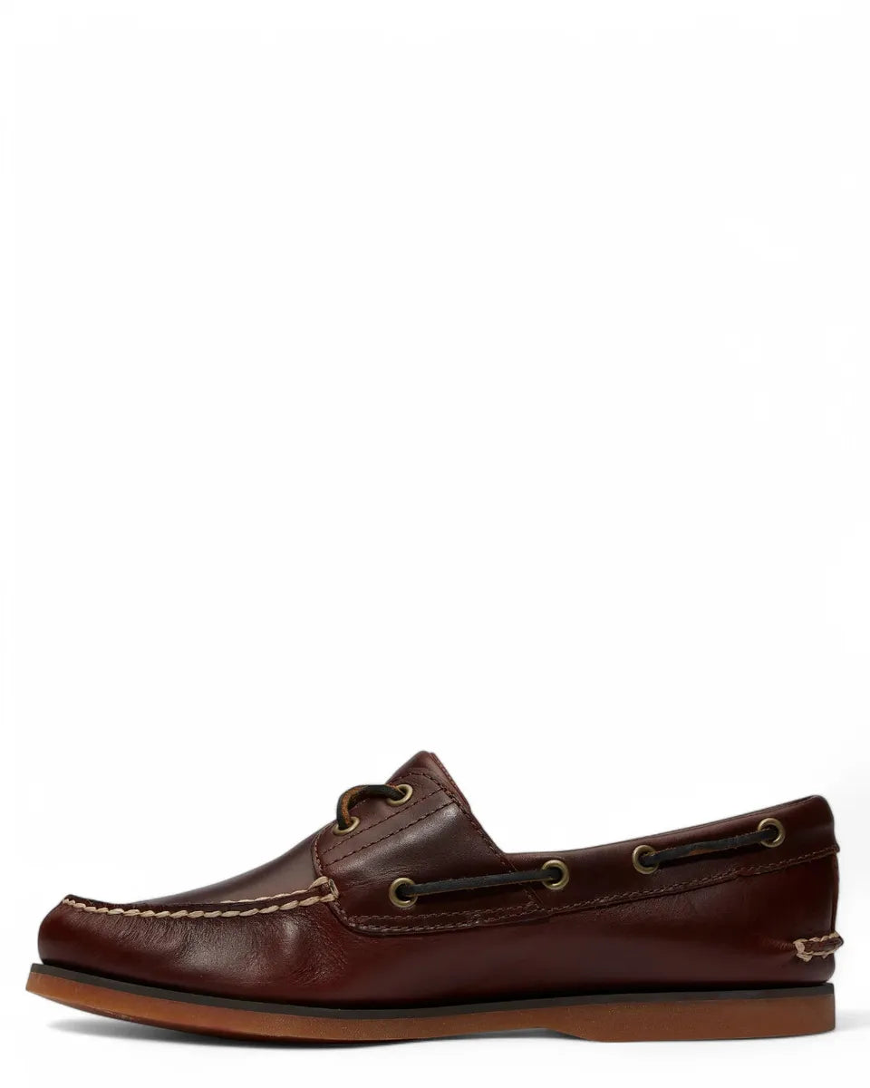 Scarpe da Barca Classic Bordeaux in Pelle Premium-TIMBERLAND-Scarpe basse-Vittorio Citro Boutique