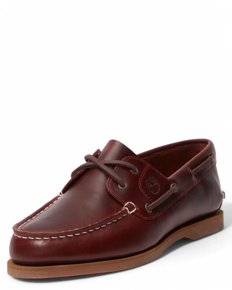 Scarpe da Barca Classic in Pelle Beige-TIMBERLAND-Mocassini-Vittorio Citro Boutique