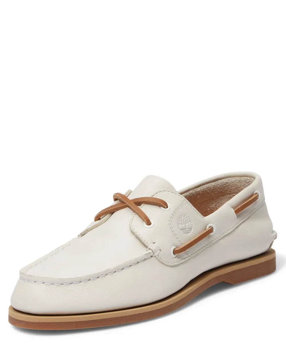 Scarpe da Barca Classic in Pelle Beige-TIMBERLAND-Mocassini-Vittorio Citro Boutique