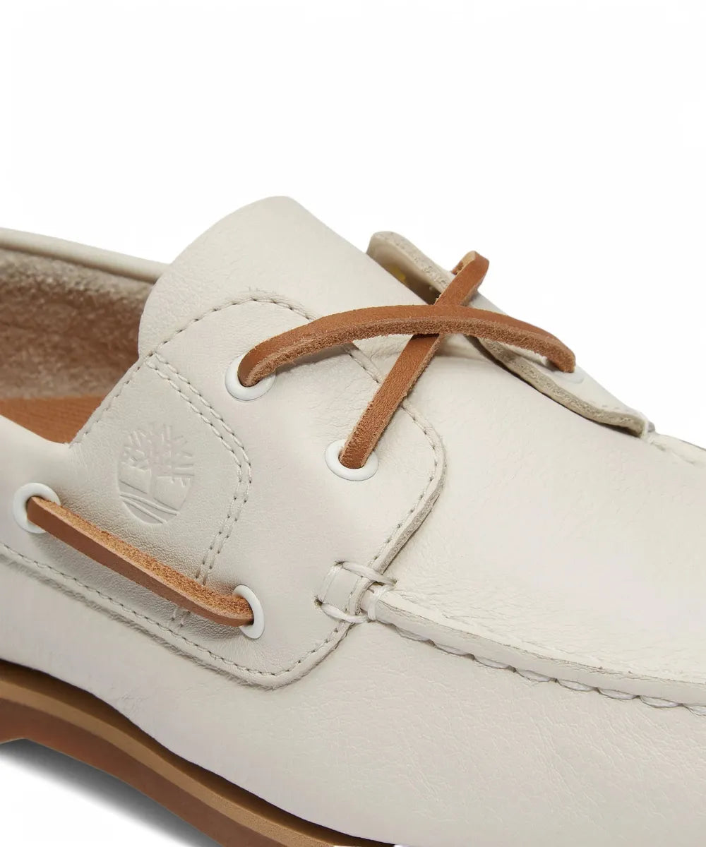 Scarpe da Barca Classic in Pelle Beige-TIMBERLAND-Mocassini-Vittorio Citro Boutique