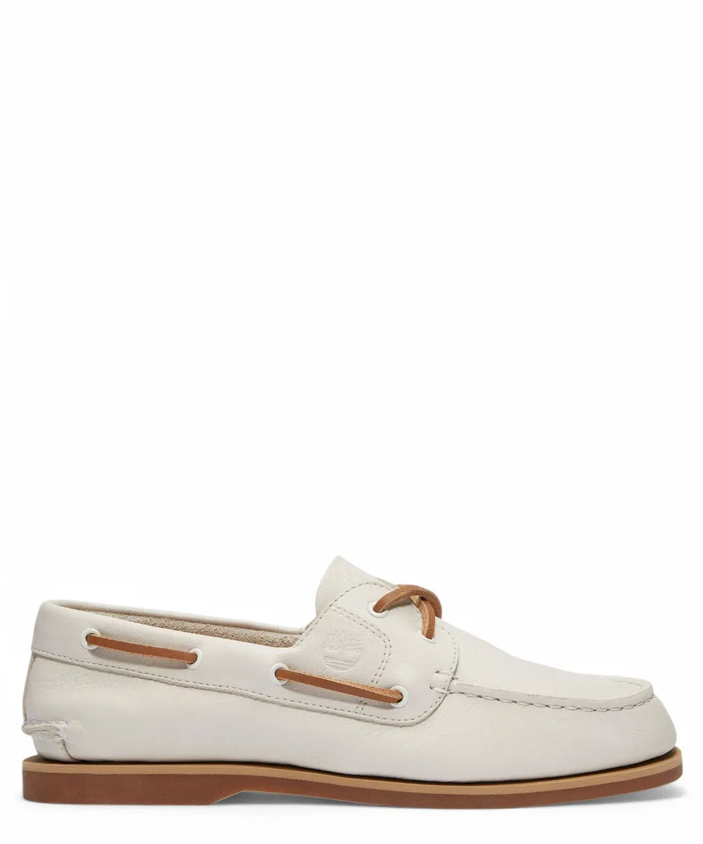 Scarpe da Barca Classic in Pelle Beige-TIMBERLAND-Mocassini-Vittorio Citro Boutique