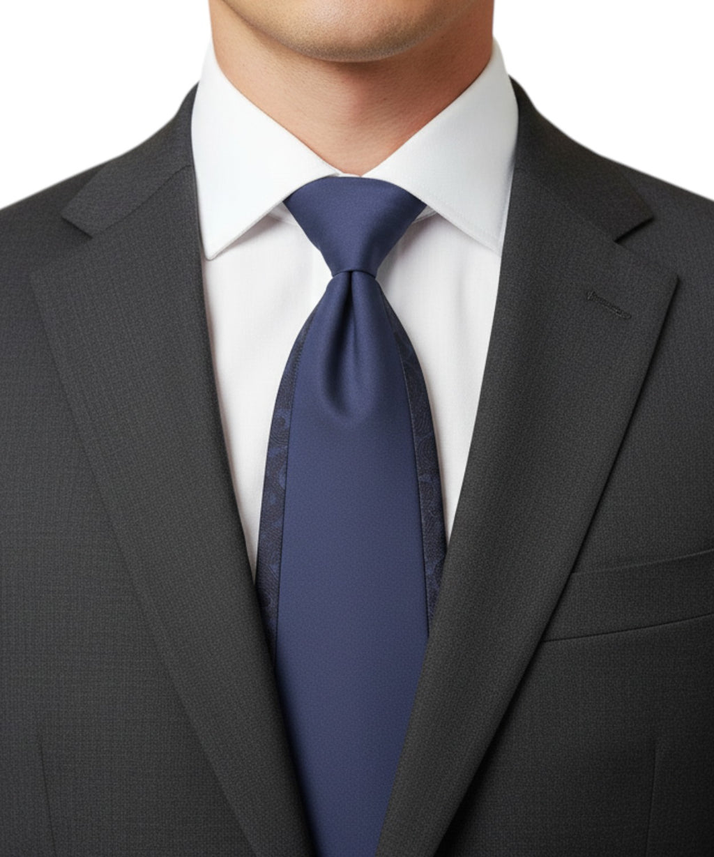 Plastron de cérémonie homme en coton avec jacquard