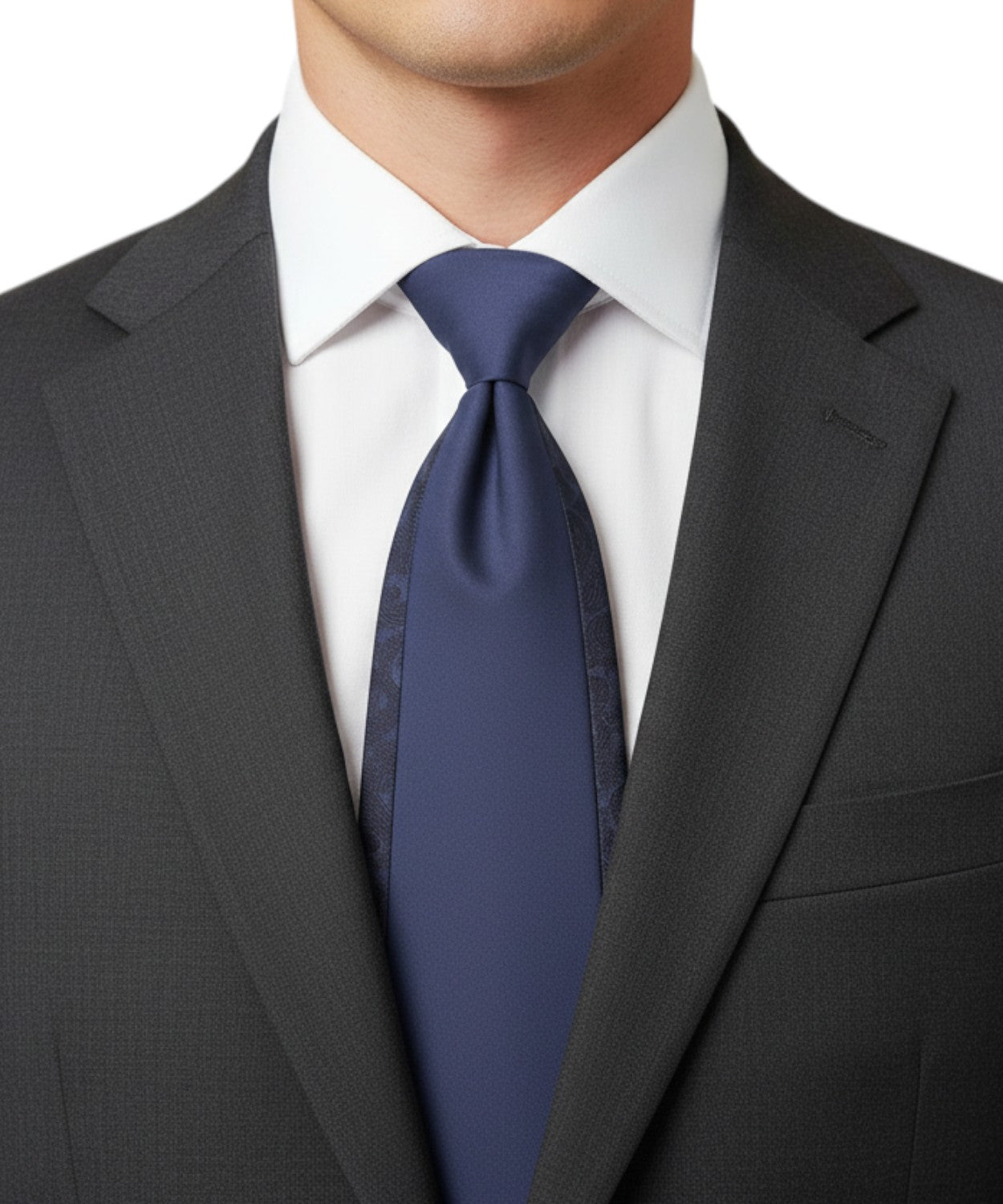 Plastron de cérémonie homme en coton avec jacquard
