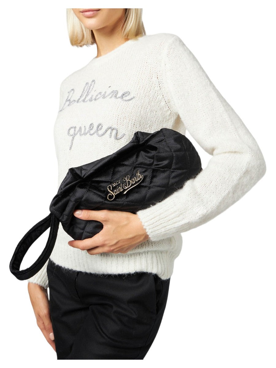 Pochette in velluto trapuntato-Mc2 Saint Barth-Pochette-Vittorio Citro Boutique