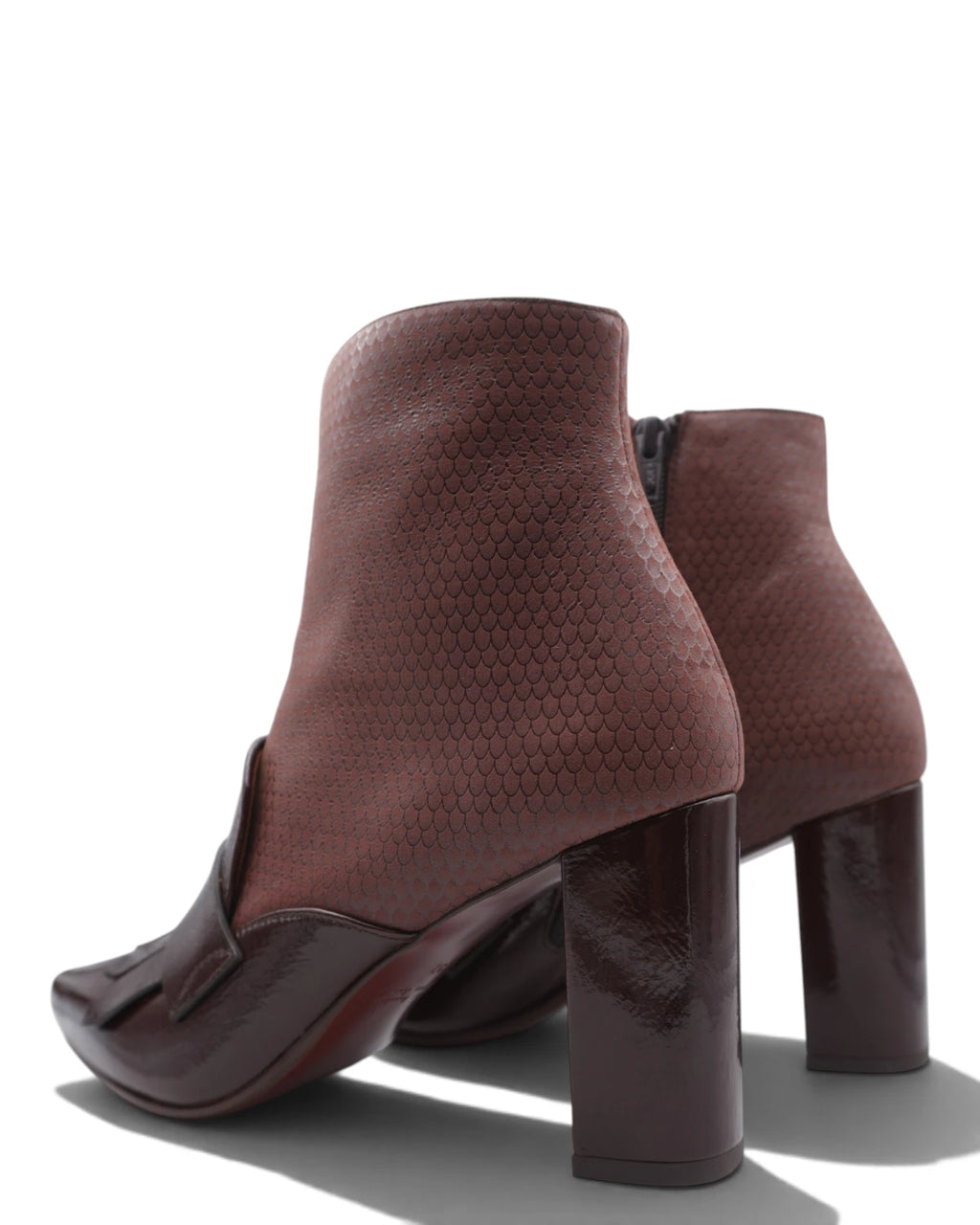 Bottine Chie Mihara Audry pour femme en Choco et Castano
