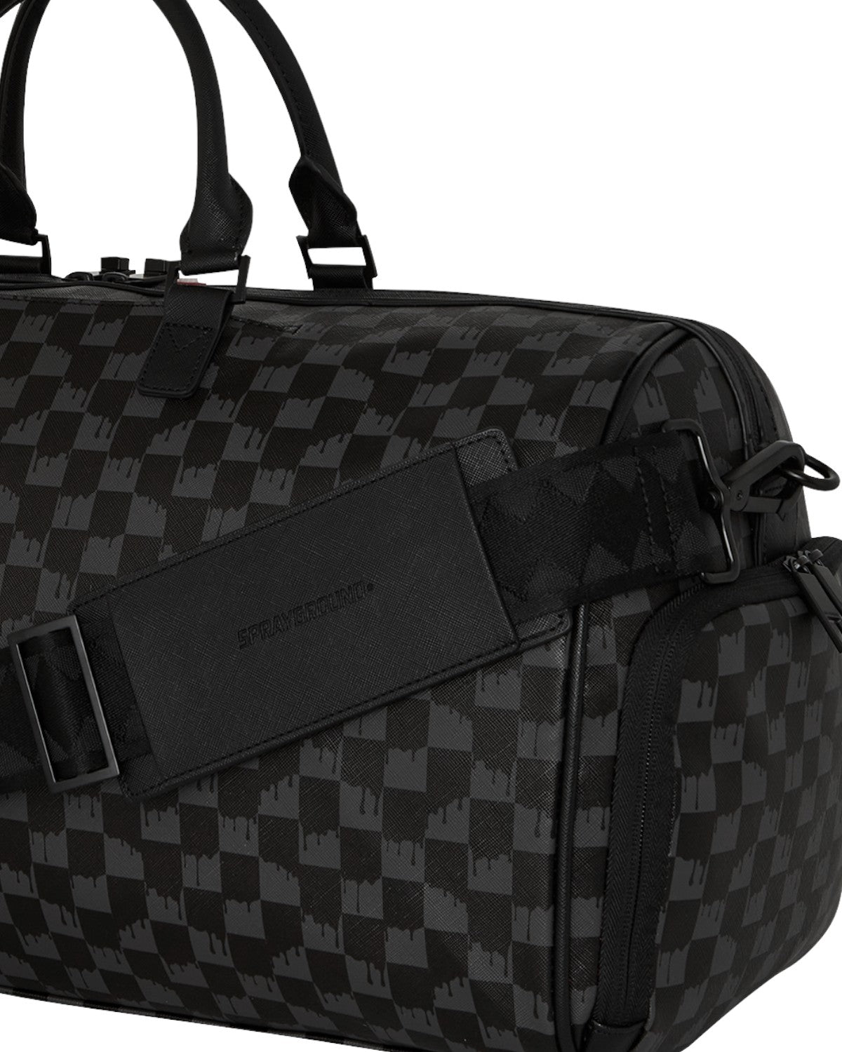 Dripping Sharks in Paris Mini Duffle Bag-Sprayground-BORSONI-Vittorio Citro Boutique