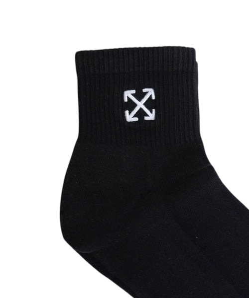 Chaussettes courtes Off White en coton avec logo brodé