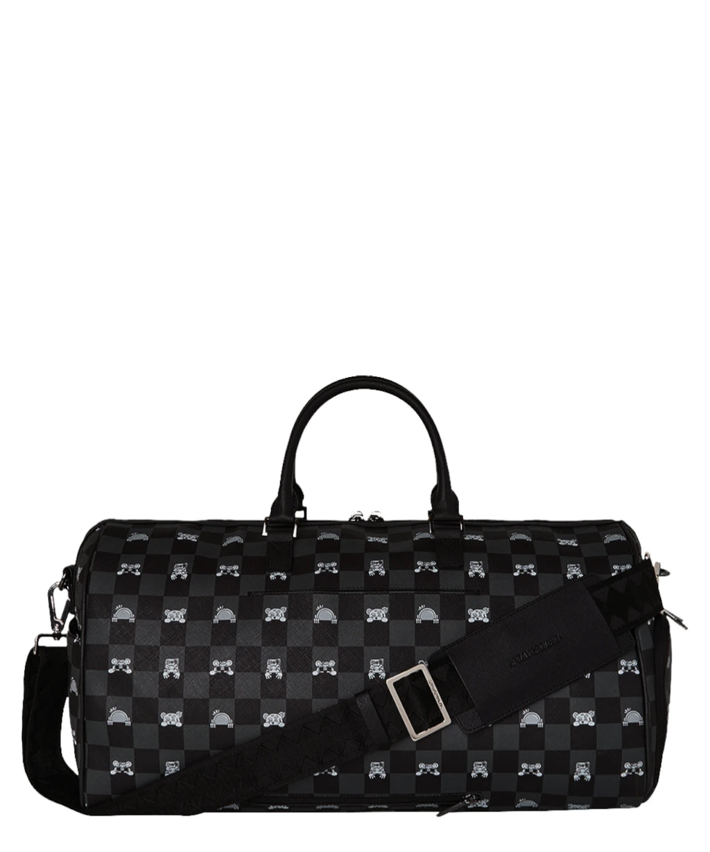 Sac de sport Sprayground Gris Peeking Character Check