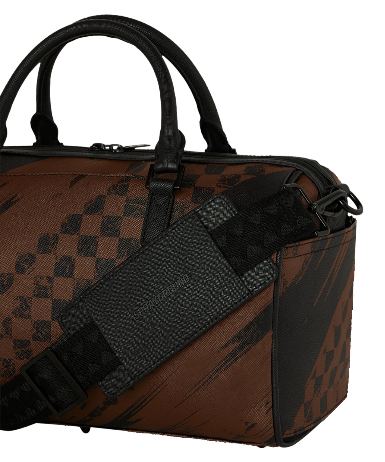 Sprayground Mini Duffle Bag con design grunge
