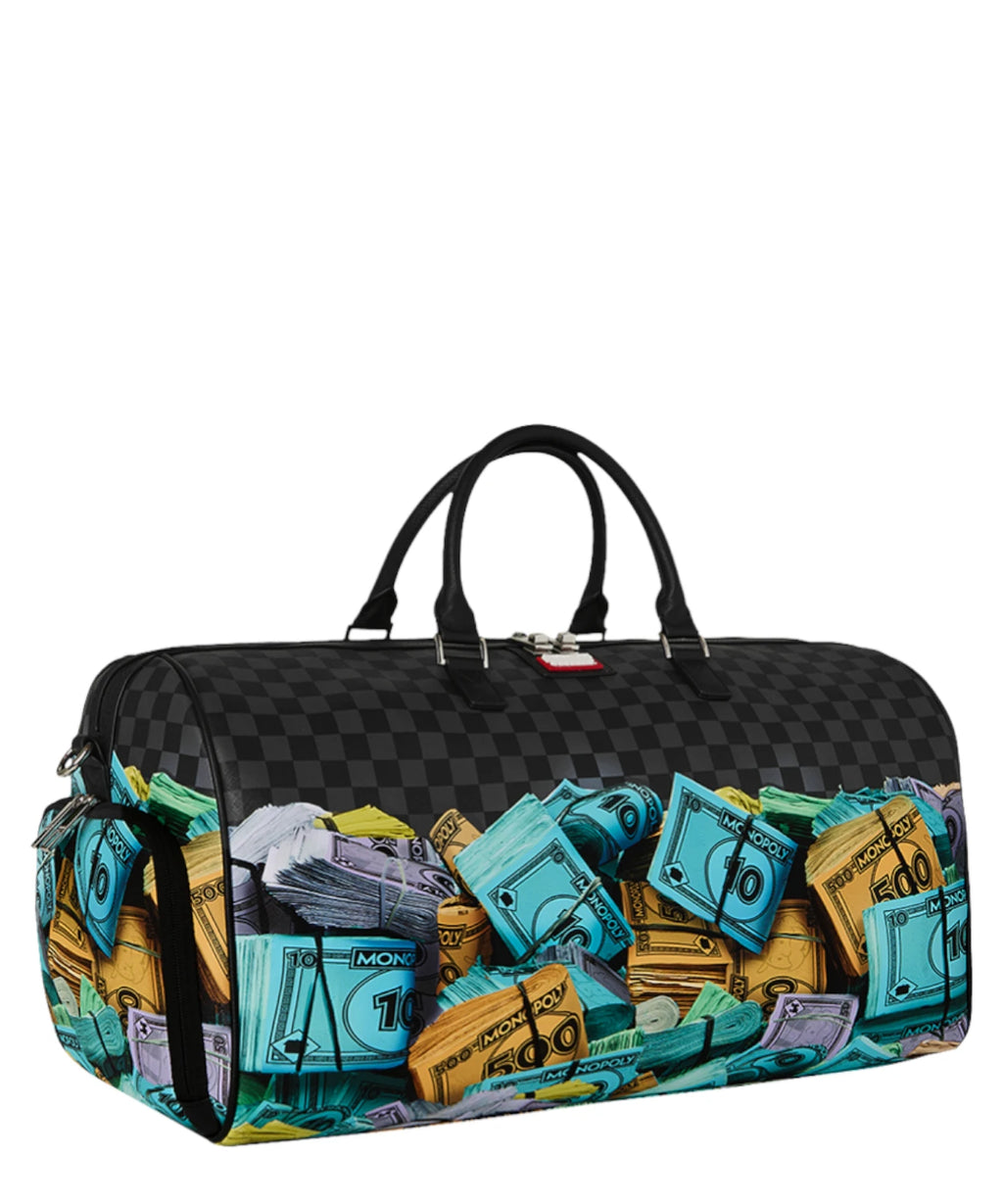 Sac de voyage Sprayground Monopoly Money Stacks grand modèle