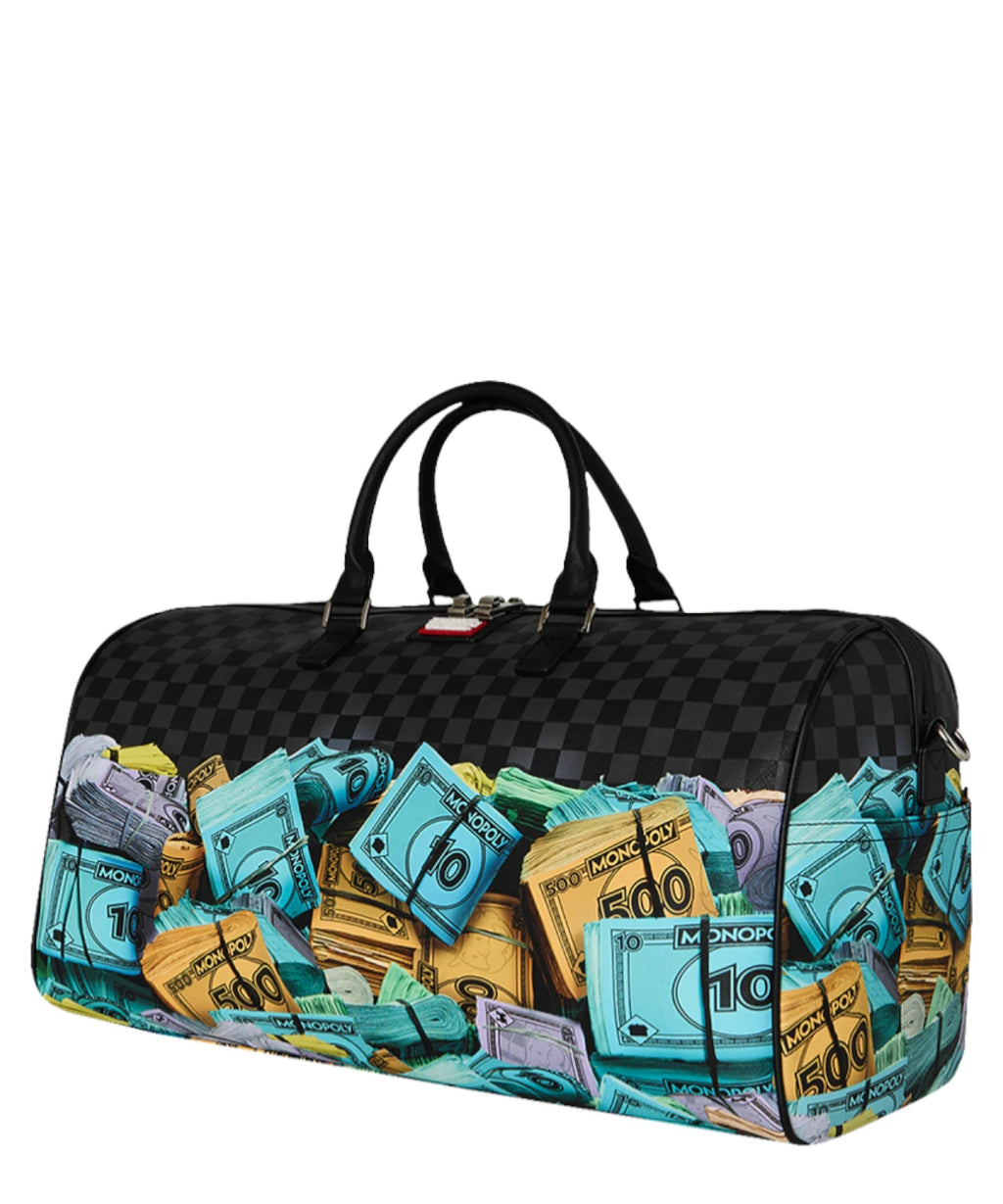 Sac de voyage Sprayground Monopoly Money Stacks grand modèle