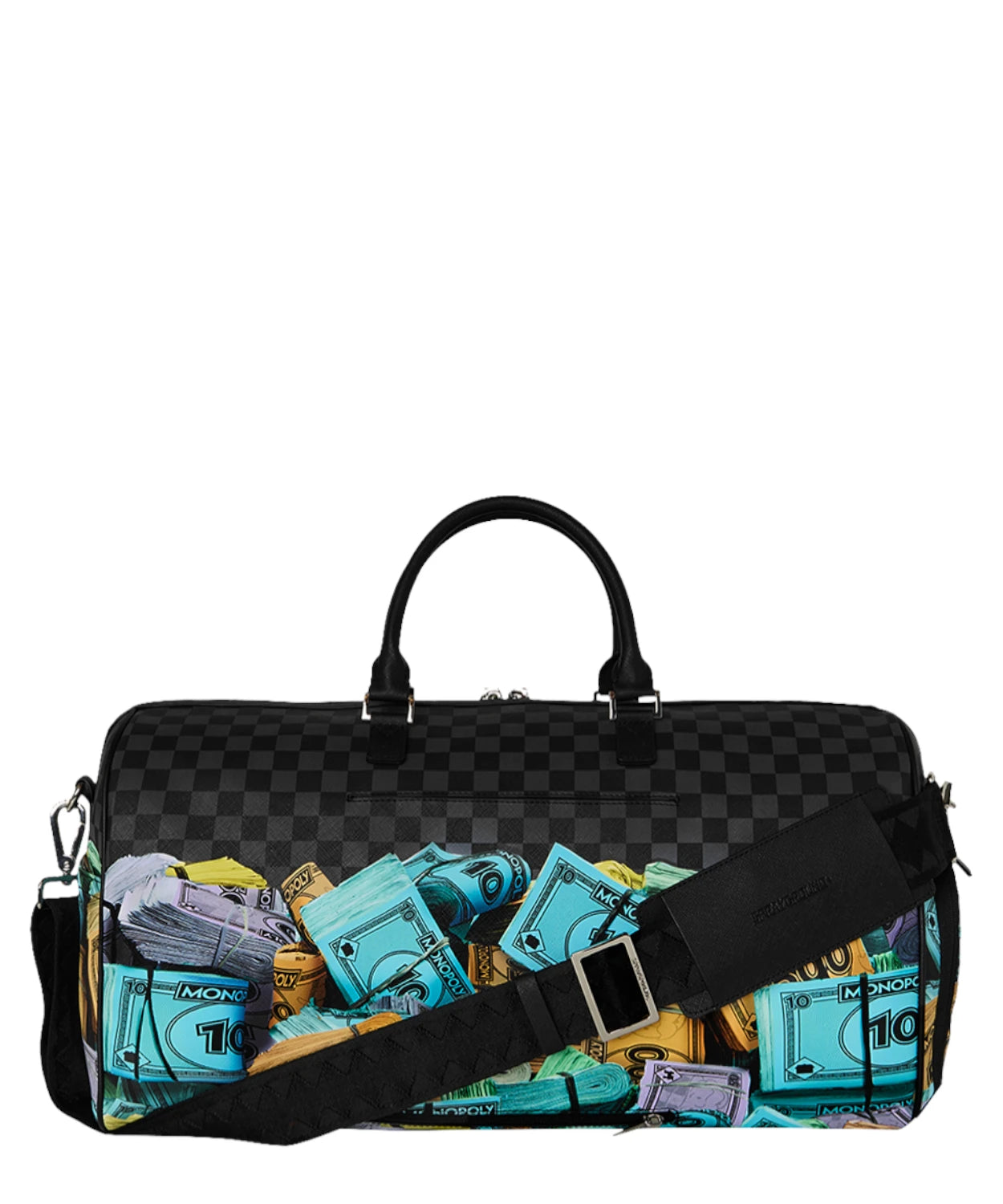 Borsone Sprayground Monopoly Money Stacks Large Duffle