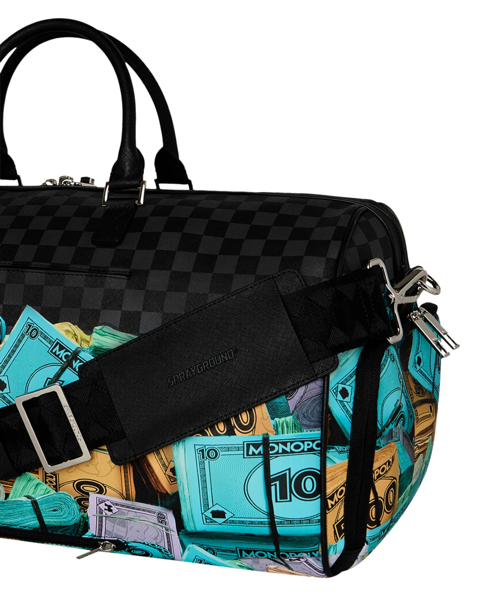 Sac de voyage Sprayground Monopoly Money Stacks grand modèle
