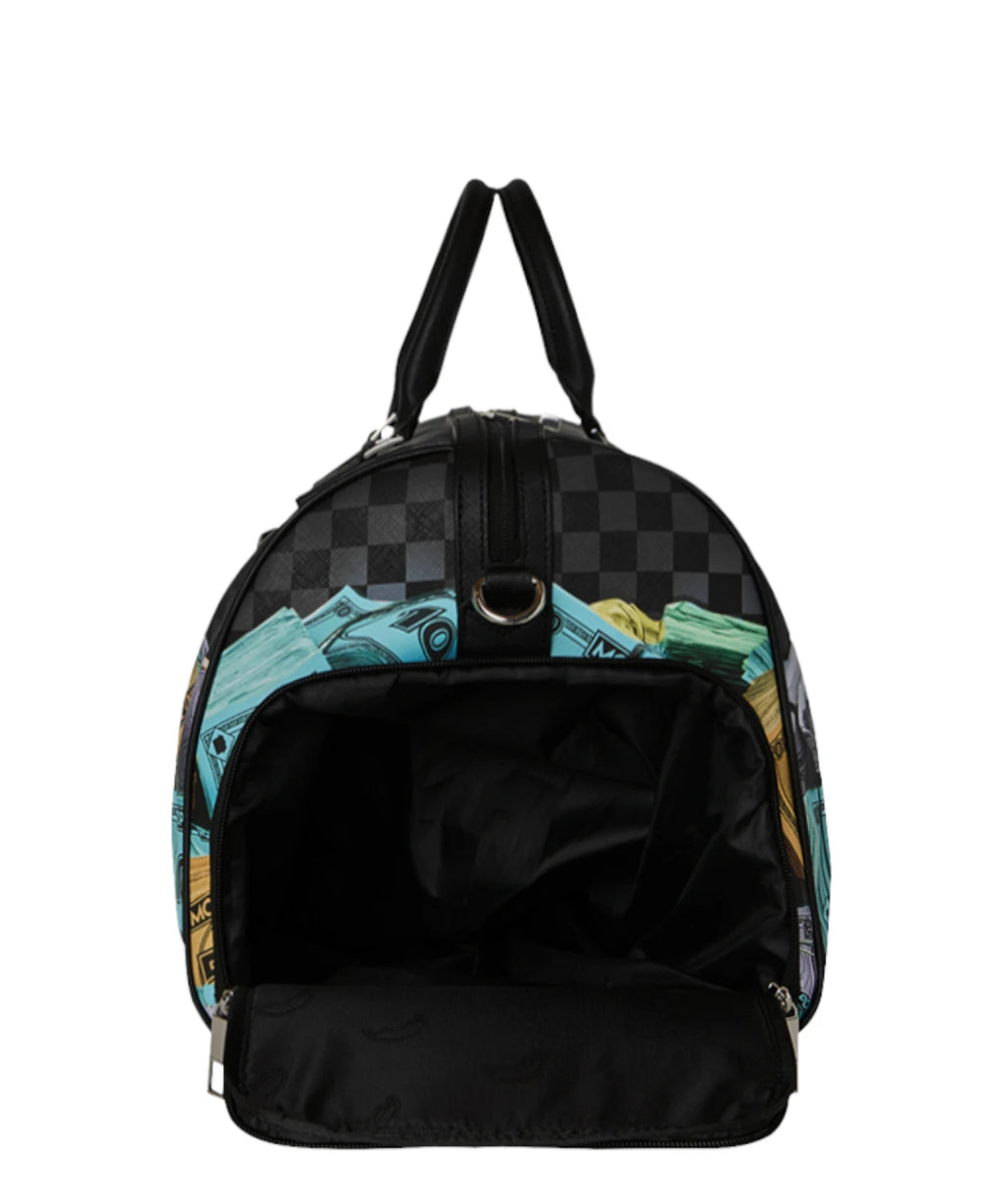 Sac de voyage Sprayground Monopoly Money Stacks grand modèle