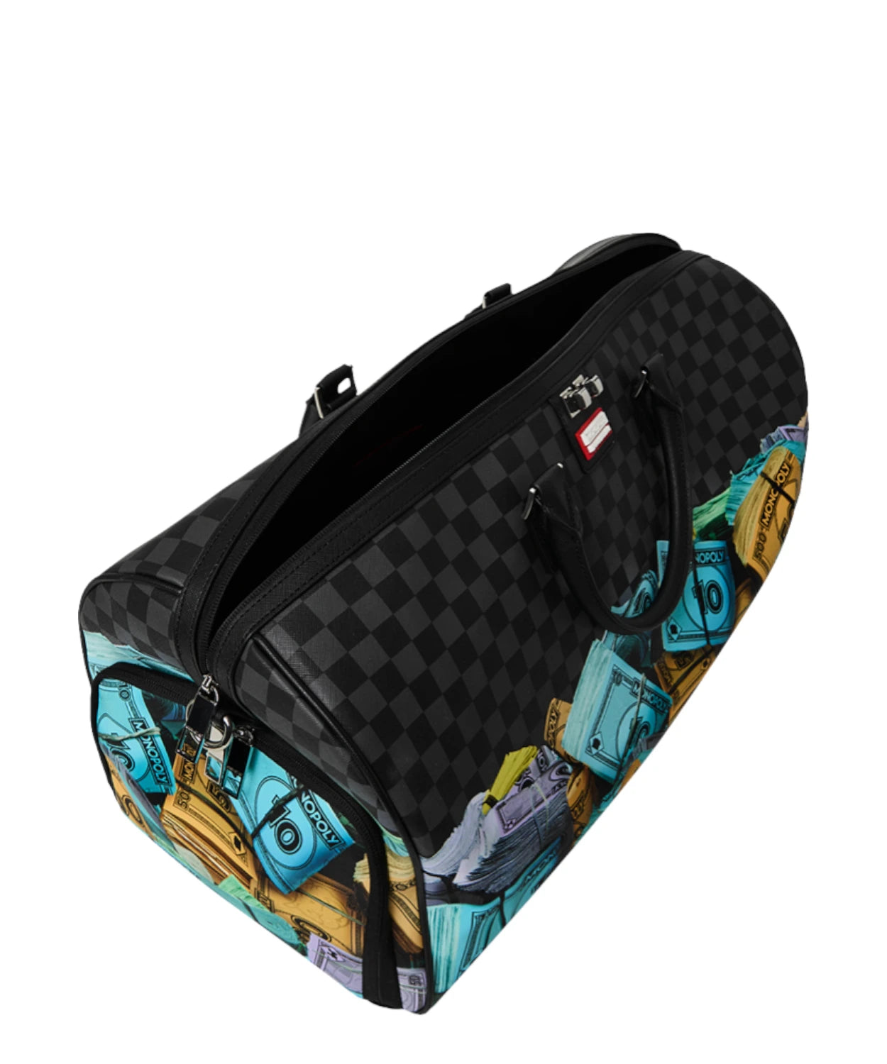 Borsone Sprayground Monopoly Money Stacks Large Duffle