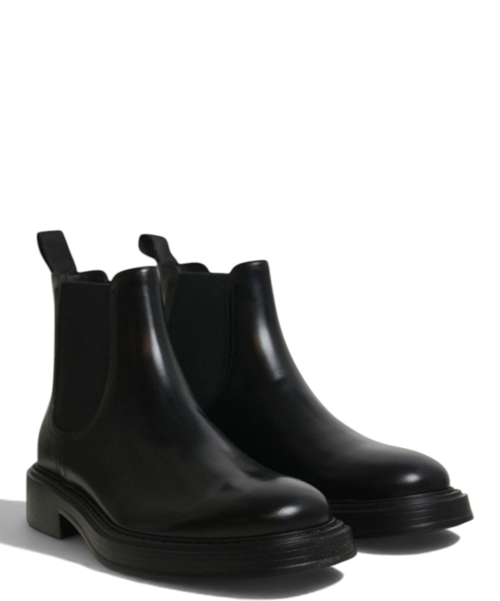 Stivaletto Fabi Wembley in Pelle Nera per Uomo