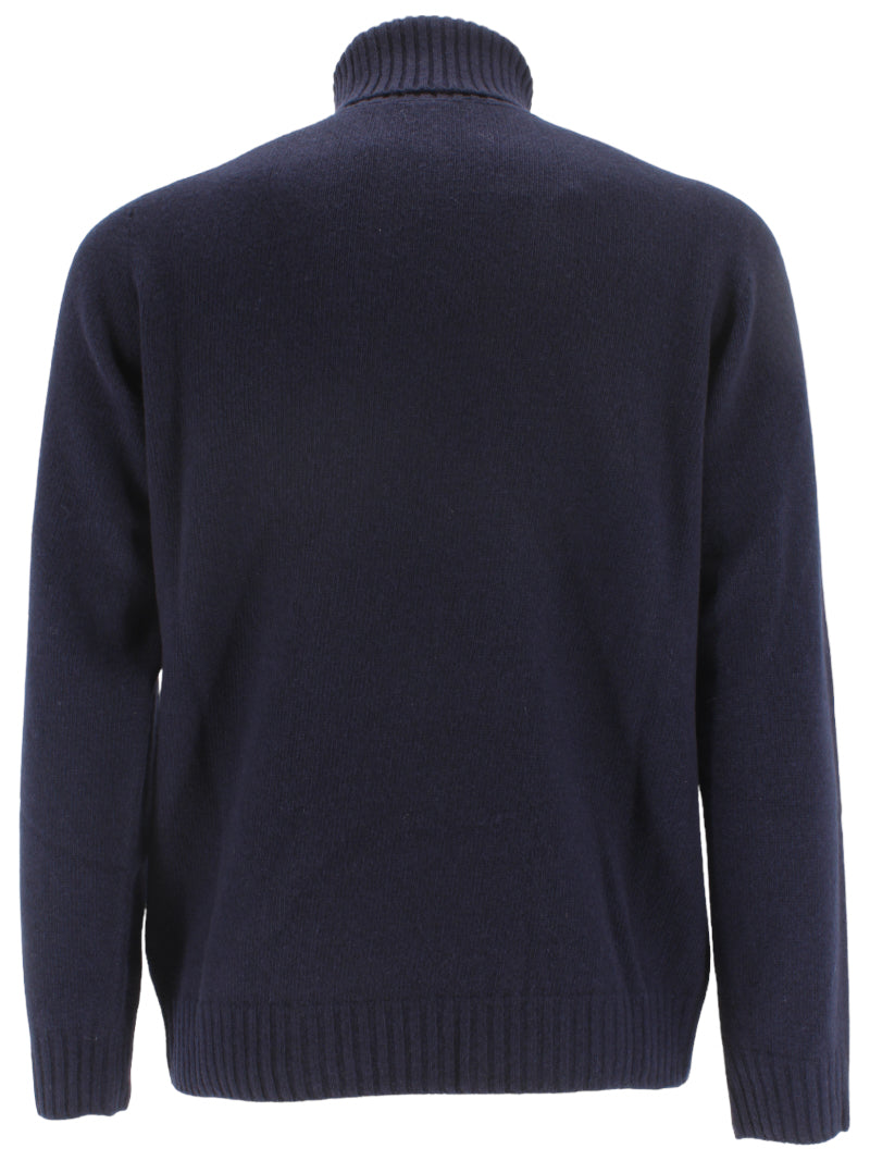 Collo Alto in Lana Merino e Cashmere-JEORDIE'S-Maglieria-Vittorio Citro Boutique