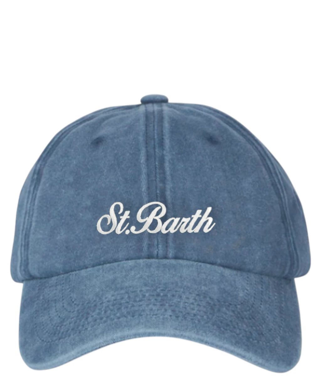 Casquette Denim MC2 Saint Barth avec Logo