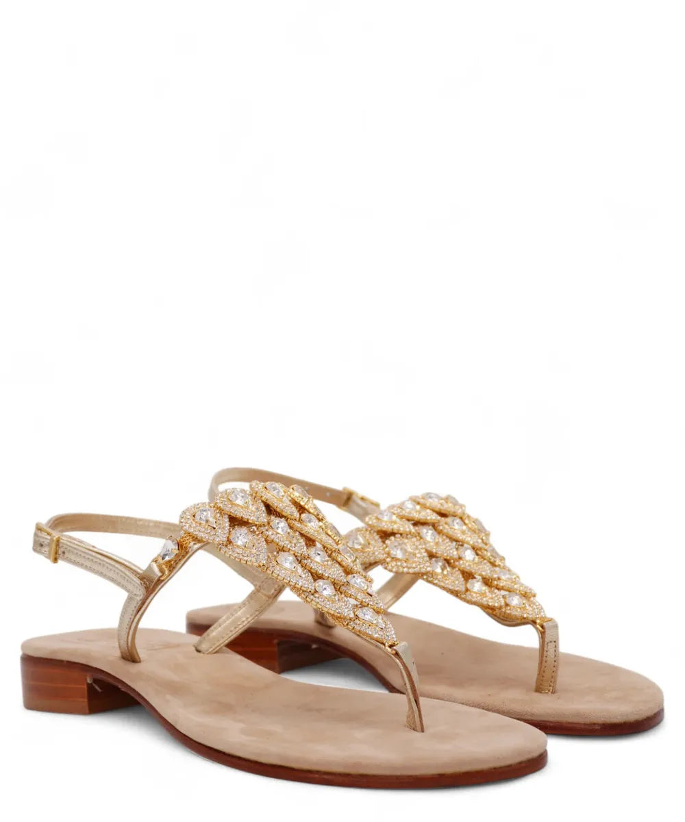 Sandalo Infradito Capri Ventaglio-Capri Vittorio Citro-Sandali-Vittorio Citro Boutique