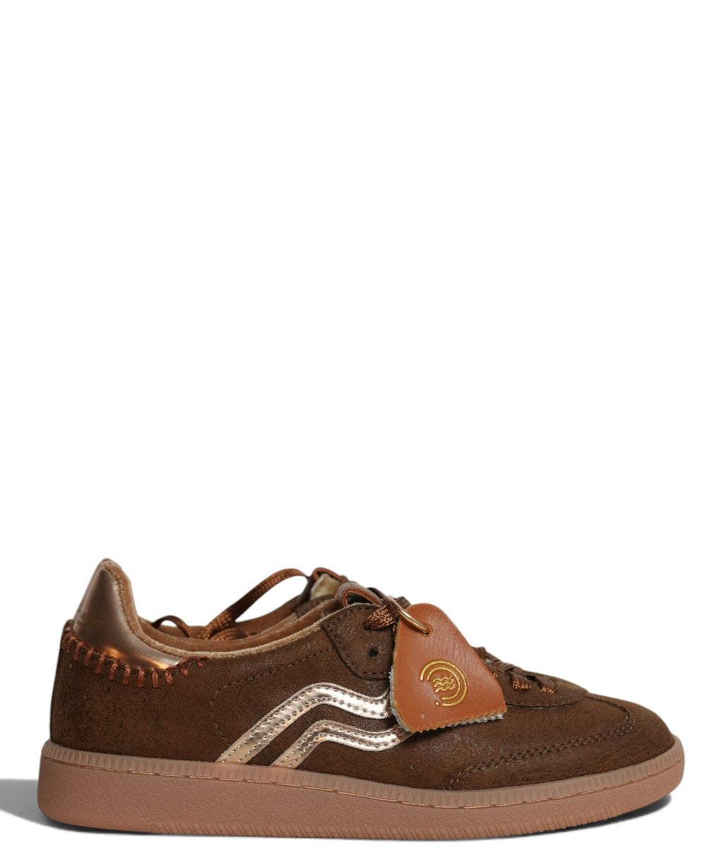 Sneakers Primabase Donna in Suede con Doppio Laccio