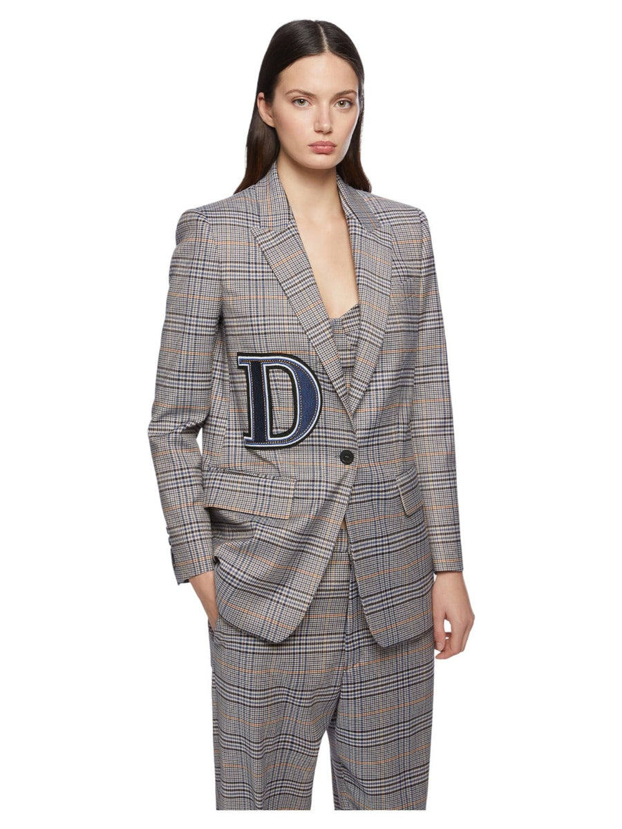 Blazer a quadri-Dondup-Giacche-Vittorio Citro Boutique
